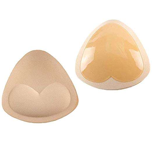 Reusable Sticky Inserts Adhesive Bra Pads Push Up Sponge Lift Up Breasts