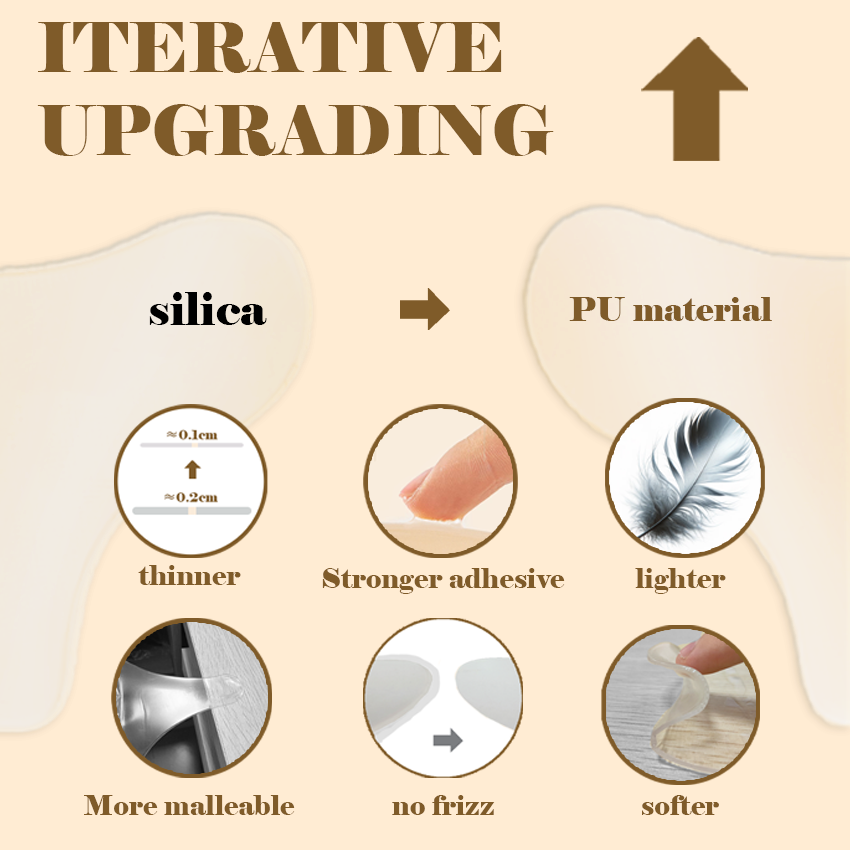 Silicone Anti Wrinkle Pads Sets Eye Forehead Face Pad Reusable Breast Anti Wrinkles Patches to Prevent Wrink Sustainable