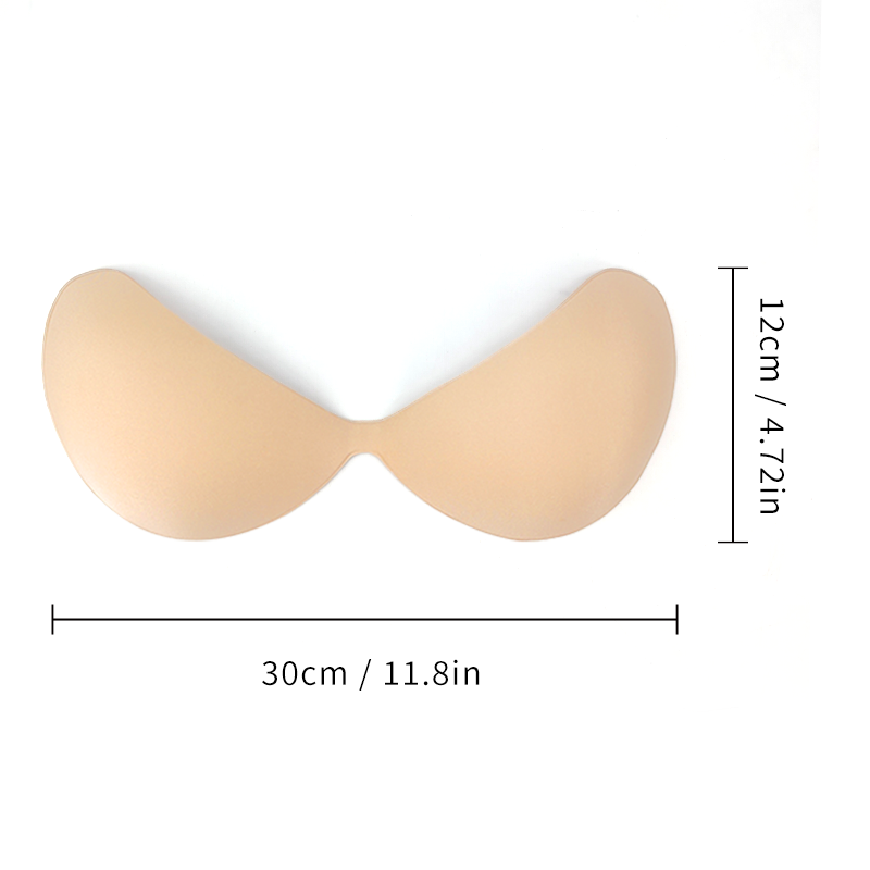 Sticky Strapless Bra Reusable Full Cup Push Up Adhesive Bra