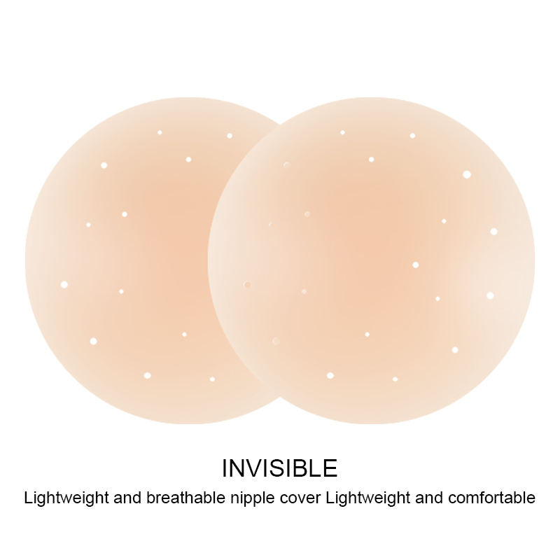 Silicone Nipple Cover Invisible Hole Nipple Accessories for Underwear