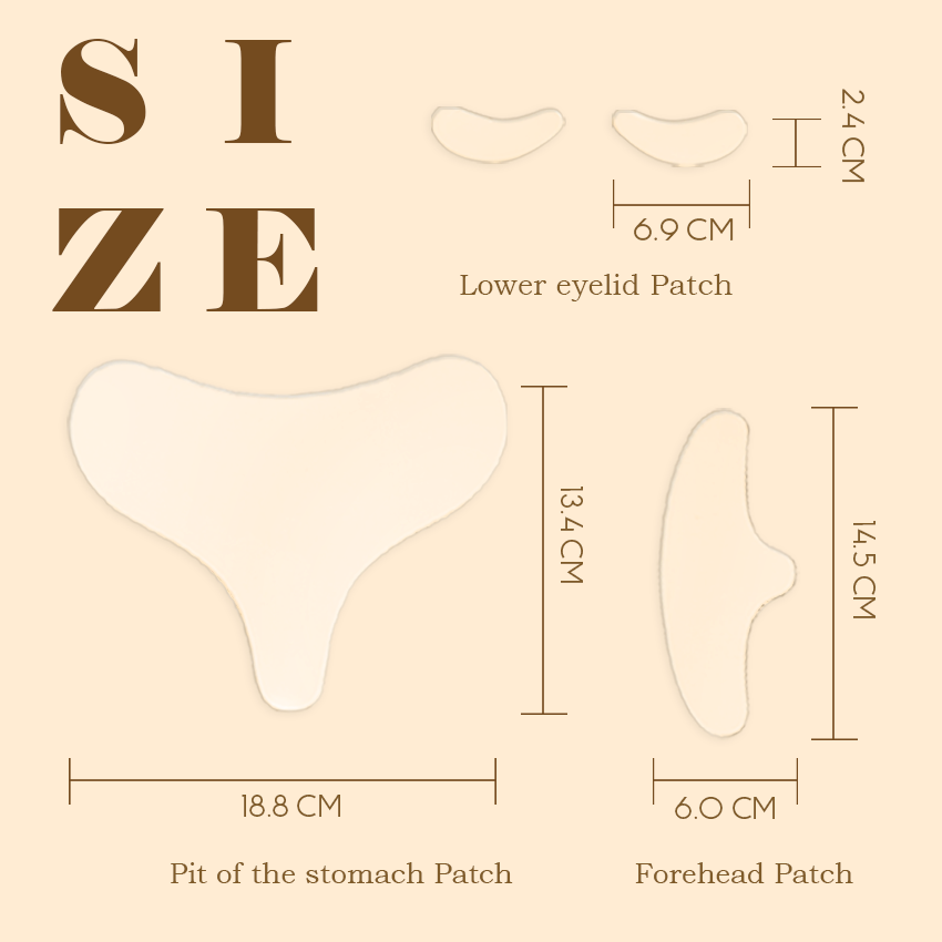 Silicone Anti Wrinkle Pads Sets Eye Forehead Face Pad Reusable Breast Anti Wrinkles Patches to Prevent Wrink Sustainable