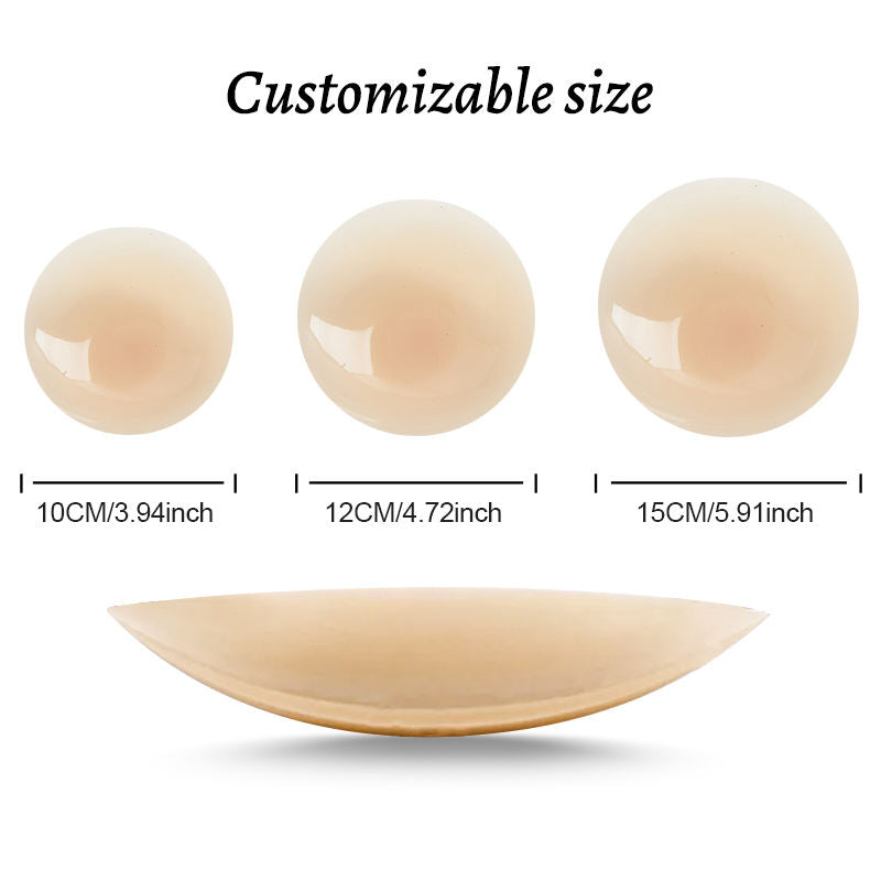 Reusable Gel Bras Silicone Nipple Cover Invisible 10CM