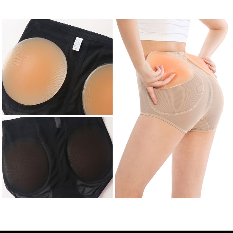 SILICONE BUTT PADS BUTTOCKS UNDERWEAR BUTT BUM PAD LIFT HIP PANTIES BRIEFS SKIN