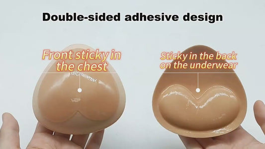 Reusable Sticky Inserts Adhesive Bra Pads Push Up Sponge Lift Up Breasts